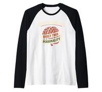 Humor de ansiedad milenaria Pensar Demasiado en la Salud Mental de los Hombres Camiseta Manga Raglan