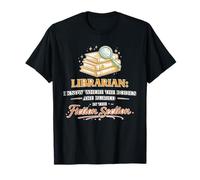 Humor De Bibliotecaria Seccion De Ficcion Y Misterio Camiseta