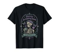 Humor de café Esqueleto gótico Siempre Gritando en el Interior Camiseta