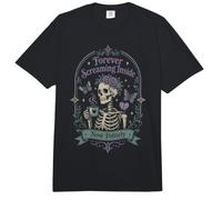 Humor de café Esqueleto gótico Siempre Gritando en el Interior Comfort Colors Adult Heavyweight T-Shirt