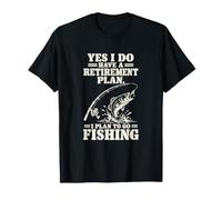 Humor de caña de Pescar y Pescado para jubilación Camiseta