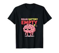 Humor de energía Mental vacía batería Cerebral Divertida Camiseta
