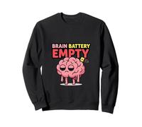 Humor de energía Mental vacía batería Cerebral Divertida Sudadera