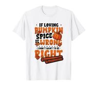 Humor de Especias de Calabaza I Love Pumpking Pice Camiseta