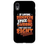 Humor de Especias de Calabaza I Love Pumpking Pice Carcasa para iPhone XR