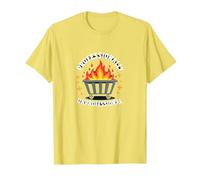 Humor de Fuego de contenedor de Basura profesionalmente no Profesional Camiseta, Hombre, Limón, XL