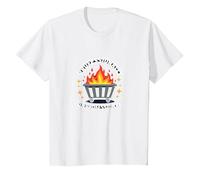 Humor de Fuego de contenedor de Basura profesionalmente no Profesional Camiseta, Niños, Blanco, 10 años