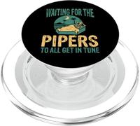 Humor de Gaita Esperando a Que los Pipers se pongan en sintonía Gaita PopSockets PopGrip para MagSafe