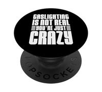 Humor de Gaslighting Diseño Llamativo audaz PopSockets PopGrip Adhesivo