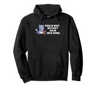 Humor de Gato Nice Things Broken Jarrón Divertido dueño de Mascota Cita Sudadera con Capucha