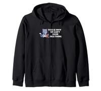 Humor de Gato Nice Things Broken Jarrón Divertido dueño de Mascota Cita Sudadera con Capucha