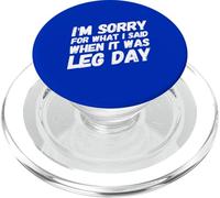 Humor de Gimnasio para el día de Las piernas - Ejercicio Divertido para Hacer Ejercicio en PopSockets PopGrip para MagSafe