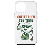 Humor de Golf Coffee Then tee Time para golfistas Carcasa para iPhone 12 Mini