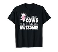 Humor de Granja Mis Vacas lecheras Son Vacas increíbles ubres Camiseta gráfica económica