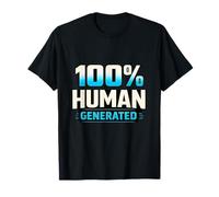 Humor de IA Divertido 100% generado por Humanos Camiseta