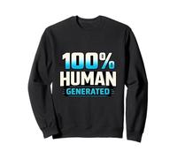 Humor de IA Divertido 100% generado por Humanos Sudadera