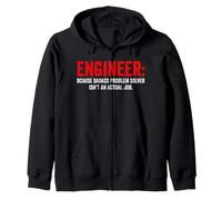 Humor de ingeniería Porque el solucionador de Problemas rudo no es un Trabajo Sudadera con Capucha