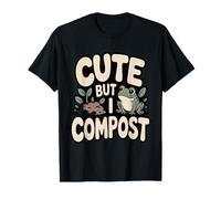 Humor de jardinería ecológico de Rana de Compost Lindo Pero yo Camiseta