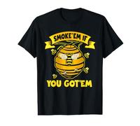 Humor de la Apicultura Fuma Em Si los Tengo Amantes de Las Abejas Abejas Miel Camiseta gráfica económica