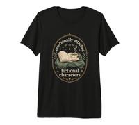 Humor de Lectura para Amantes de los Libros para fanáticos de la ficción y soñadores Camiseta Premium
