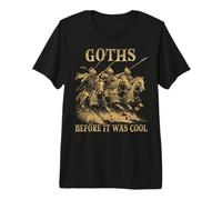 Humor de los Jinetes germánicos | Caballería del gótico Camiseta Premium