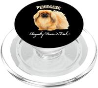 Humor de Mascotas de Perro pequinés - La realeza no Busca diseño PopSockets PopGrip para MagSafe