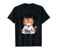 Humor de meditación de gato zen Oh-M Mmmm Camiseta