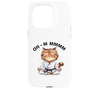 Humor de meditación de gato zen Oh-M Mmmm Carcasa para iPhone 15 Pro