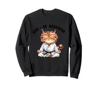 Humor de meditación de gato zen Oh-M Mmmm Sudadera