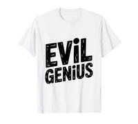 Humor de Mente Maestra del Genio Malvado para Personas Inteligentes Camiseta