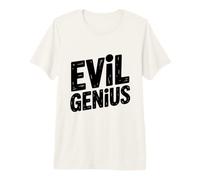 Humor de Mente Maestra del Genio Malvado para Personas Inteligentes Camiseta Premium