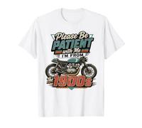 Humor de Motocicleta de los años 1900 por Favor Sea Paciente Camiseta
