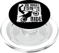 Humor de Motocross Oh, qué Divertido es Montar Dirt Biker PopSockets PopGrip para MagSafe
