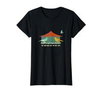 Humor de observación de Aves The Early Bird obtiene Las Mejores nueces Camiseta gráfica económica, Mujer, Negro, M
