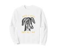 Humor de Perro Divertido Mutts & Coffee That's All I Need Sudadera