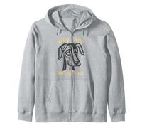 Humor de Perro Divertido Mutts & Coffee That's All I Need Sudadera con Capucha