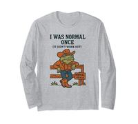 Humor de Rana Vaquera FUI Normal una Vez el Sarcasmo Occidental Divertido Manga Larga