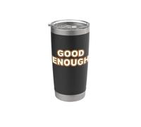 Humor de trabajo perfeccionista lo suficientemente bueno Vaso térmico de acero inoxidable de doble pared