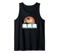 Humor de Vacaciones tecnológicas - Ctrl Alt Esc Beach Escape Camiseta sin Mangas