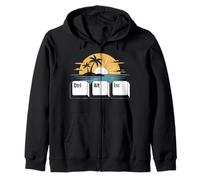 Humor de Vacaciones tecnológicas - Ctrl Alt Esc Beach Escape Sudadera con Capucha
