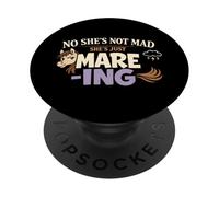 Humor del Caballo Humor Propietario de Caballos experimentado Puedo Leer Caballos PopSockets PopGrip Adhesivo