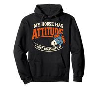 Humor del Caballo Humor Propietario de Caballos experimentado Puedo Leer Caballos Sudadera con Capucha