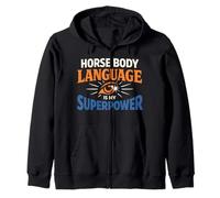 Humor del Caballo Humor Propietario de Caballos experimentado Puedo Leer Caballos Sudadera con Capucha