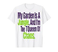 Humor del jardín Mi jardín es una Selva y Soy la Reina del Chao Camiseta