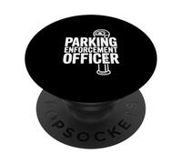Humor del Oficial de Control de estacionamiento para los Agentes de la Ley PopSockets PopGrip Adhesivo