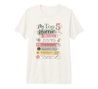 Humor del Profesor Top Películas de Terror Escuela Broma Aula Camiseta Premium