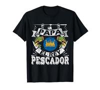 Humor Día del Padre Regalo Pesca Papá El Rey Pescador Papa Camiseta