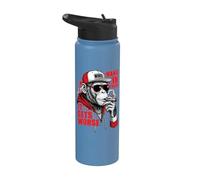 Humor divertido, «Ánimo, que esto va a peor», sarcasmo Stainless Steel Insulated Water Bottle