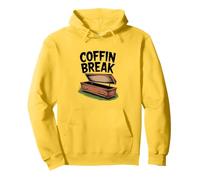 Humor Divertido de Halloween de ruptura de ataúd para la Temporada Espeluznante Sudadera con Capucha