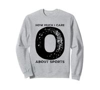 Humor Divertido de la Gente Anti-Deportes Diciendo Yay Sports I Dont Care Sudadera